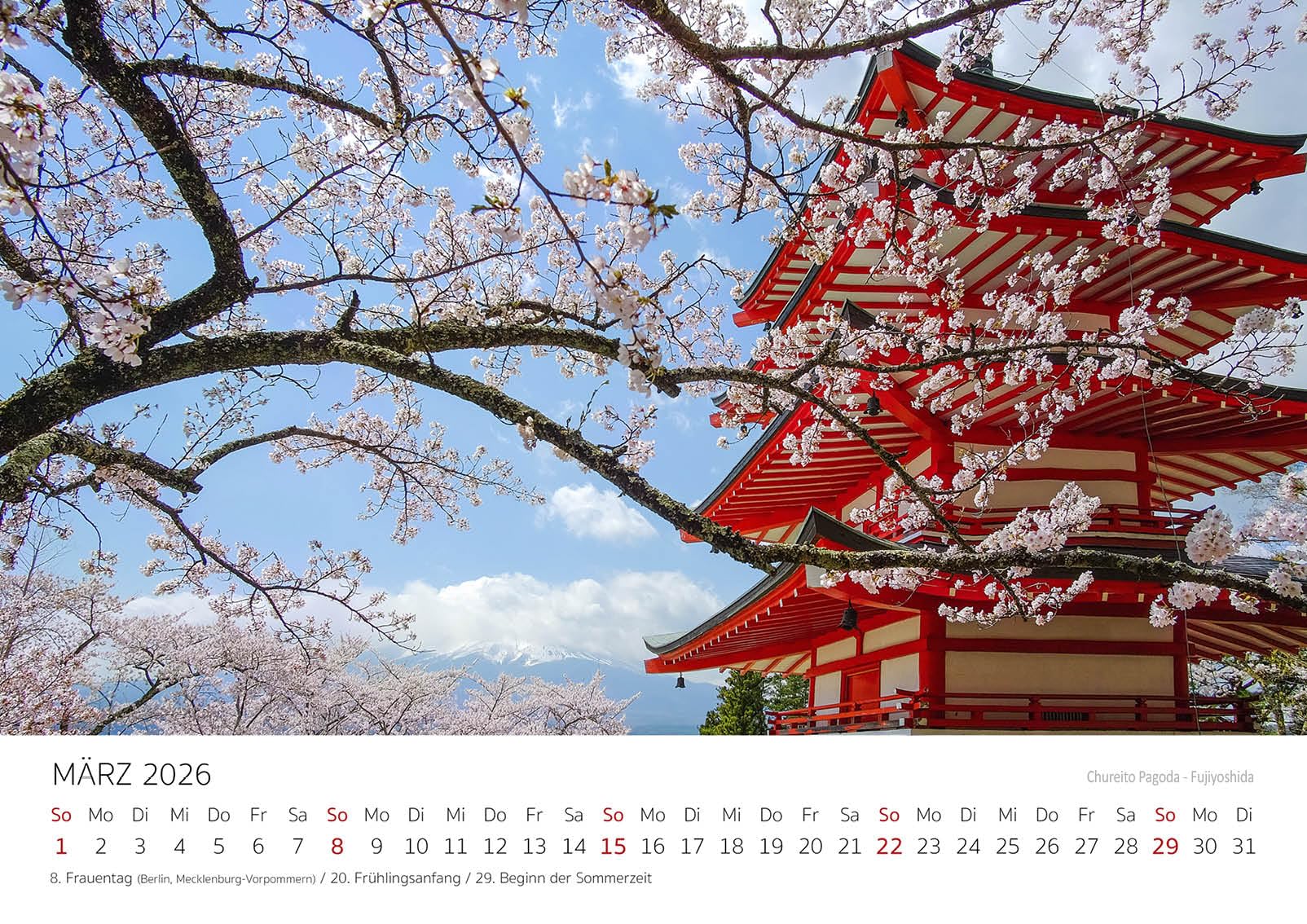 Edition Seidel Premium Kalender Fascinatie Japan 2026, DIN A3