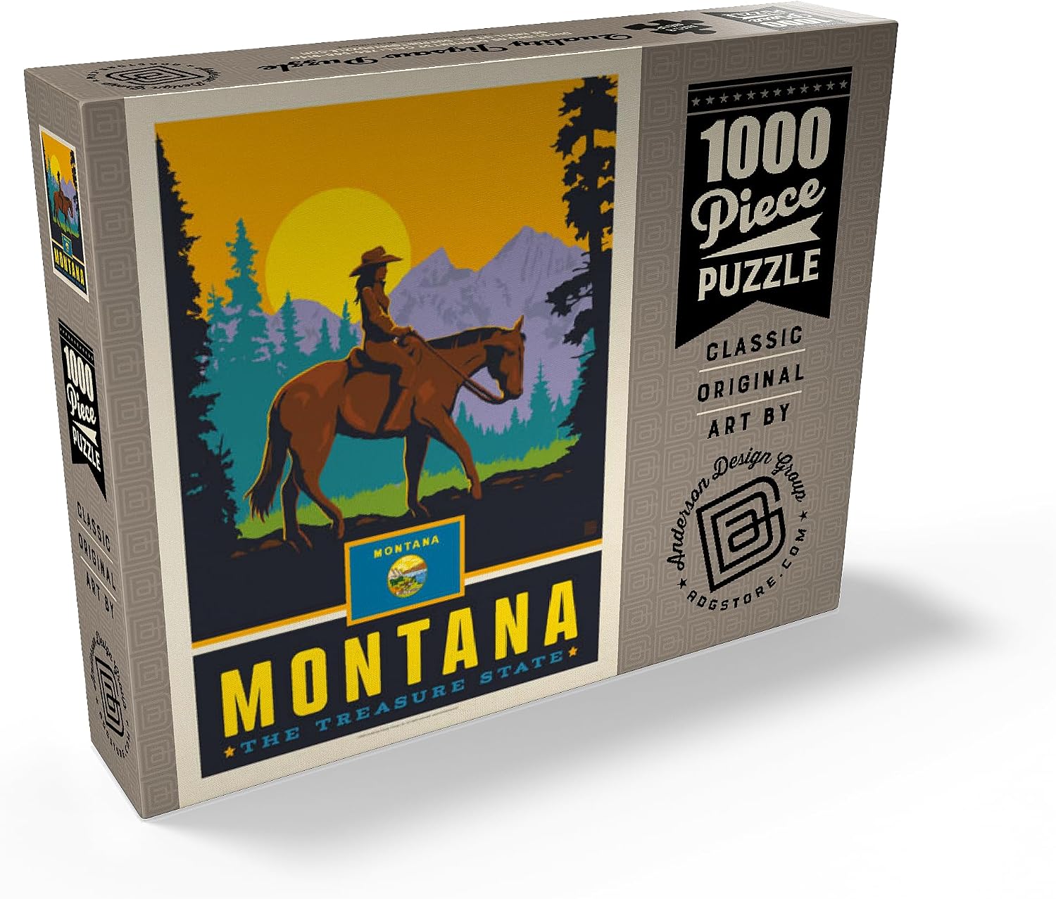 MyPuzzle Montana: The Treasure State - Premium 1000 Piece Jigsaw Puzzle for Adults