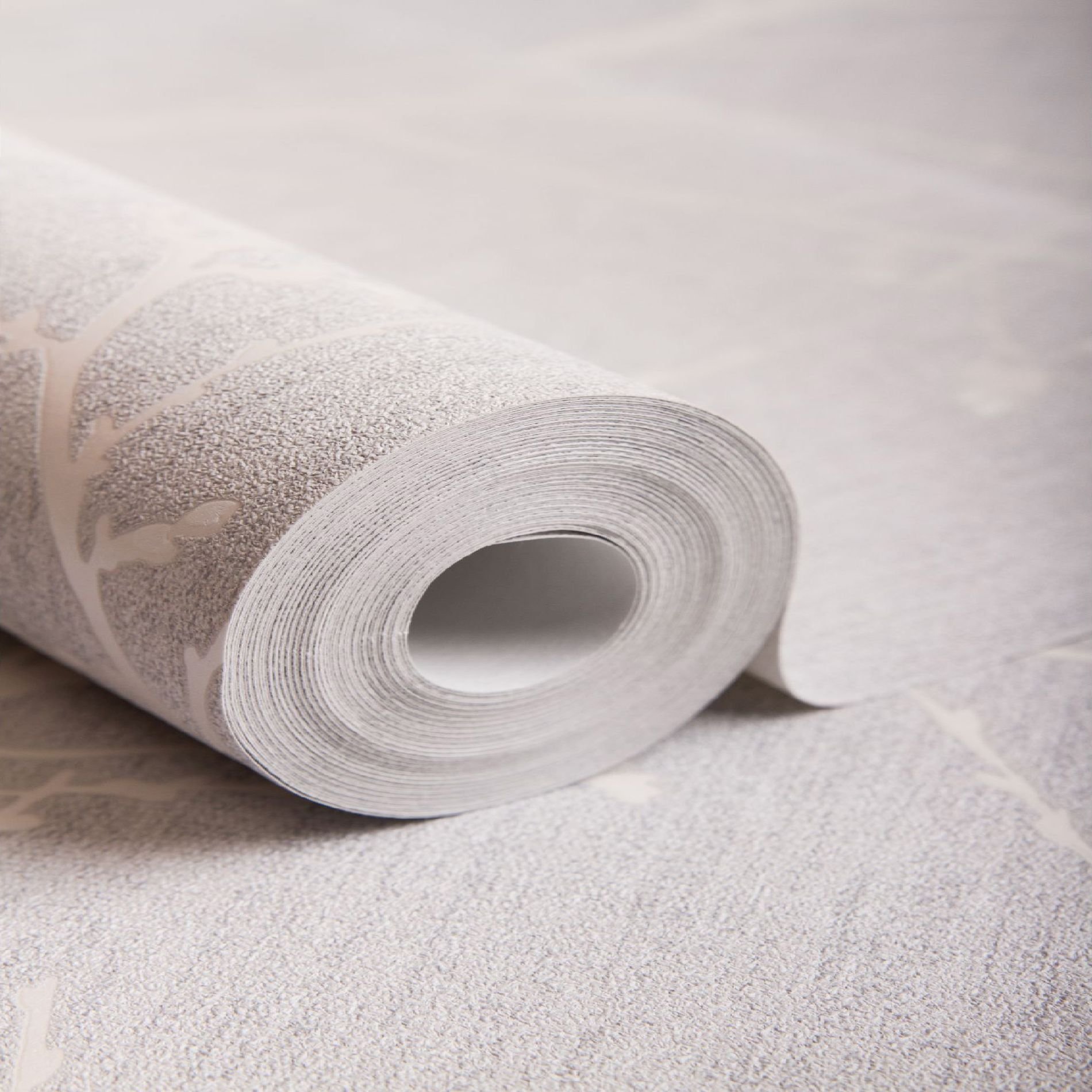 Superfresco Easy Innocence Paste the wall Branch Grey Metallic