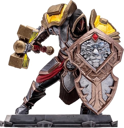Miniatura 3 de WORLD OF WARCRAFT McFarlane Toys Human WarriorPaladin (Rare) 112 Scale Posed Figure