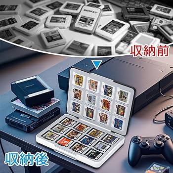 Amazon.co.jp: Homgaty 3DS ソフトケース 48枚 3DS/DS対応 3DSカセット