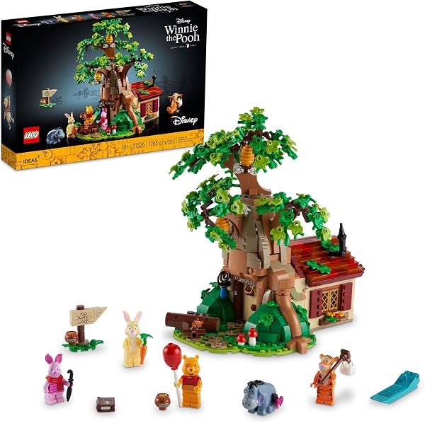 LEGO Ideas Disney Winnie The Pooh 21326 Building Set - Home DΓΒ©cor Collectible Gift with Piglet Minifigure and Eeyore Fi