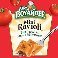 Vista 4 de Chef Boyardee Mini ravioles de carne en salsa de tomate y carne, 15 onzas (paquete de 2)