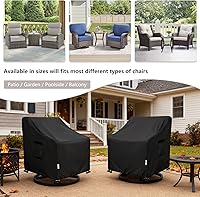 Vista 20 de Funda impermeable para mesa de centro para exteriores, rectangular para mesa auxiliar pequeña, para exteriores, rectangular, impermeable, 48 x 28 x