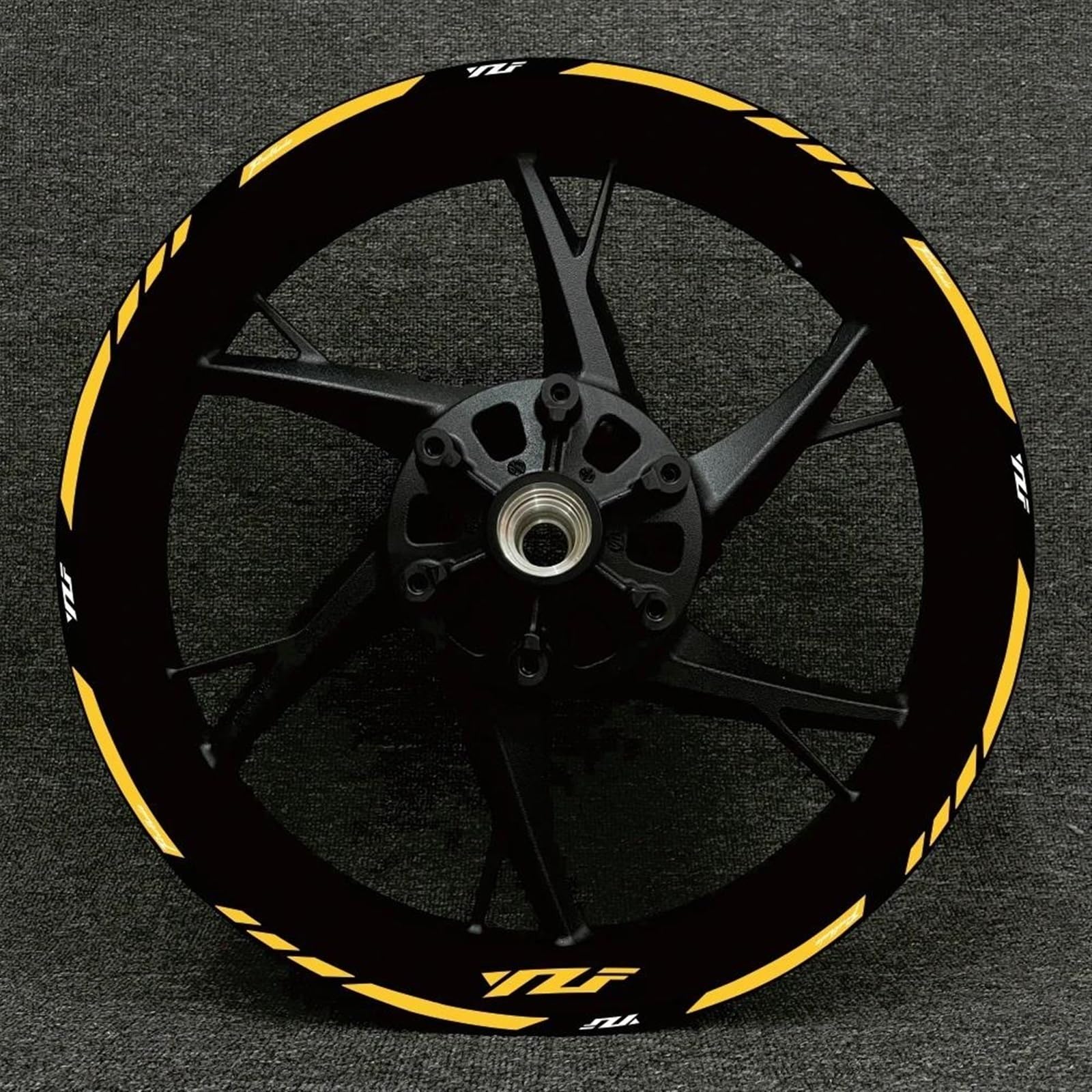 Stickers Motorcycle Accessories Wheel Stickers Reflective Rim Motorbike Waterproof Decals for Yamaha MT-09 MT09 MT07 MT10(Style 21)