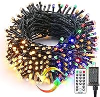 Vista 21 de Brizled Luces de Navidad inteligentes, 66 pies, 200 luces LED que cambian de color, aplicación y control de voz, luces de árbol de Navidad
