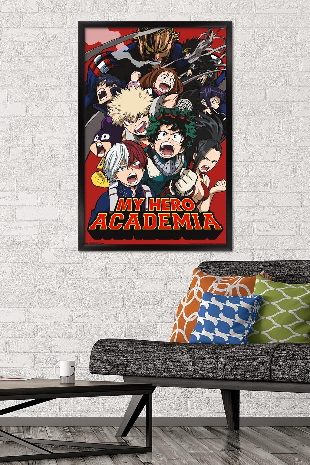 Amazon.com: My Hero Academia - Key Art 2 Wall Poster, 34L x 22.4W