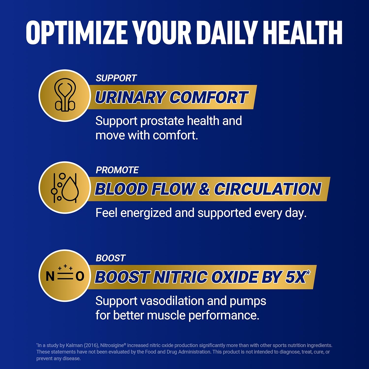 Force Factor Prostate Ultimate, Prostate Health Supplement for Men Nitric Oxide Booster, Fast-Acting Formula with L-Arginine, Boosts Nitric Oxide Levels, 120 Capsules