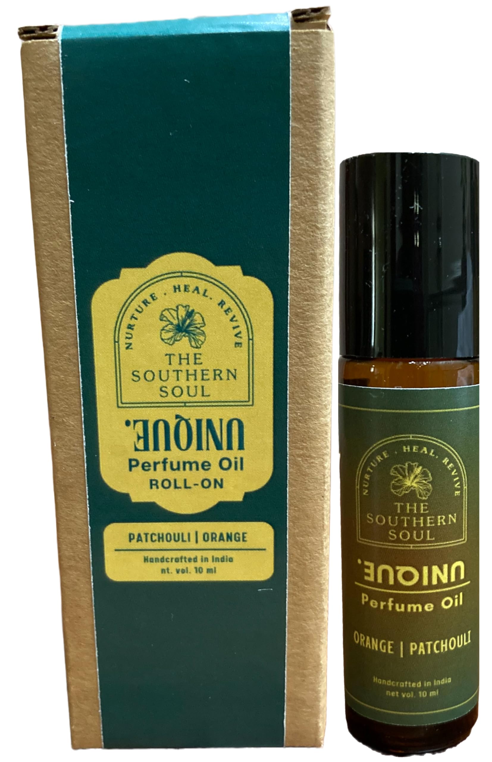 Unique Perfume Oil (Orange Patchouli) | Roll-on Perfume with Natural Oil and Essential Oil Blend - 10ml