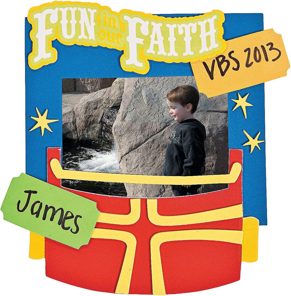 Fun Express Over The TOP Foam Picture Frame CK48PC Craft