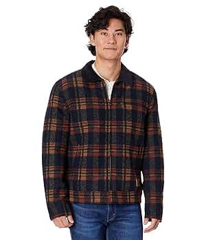 Lucky Brand Men's Corduroy Collar Mechanics Jacket, Navy