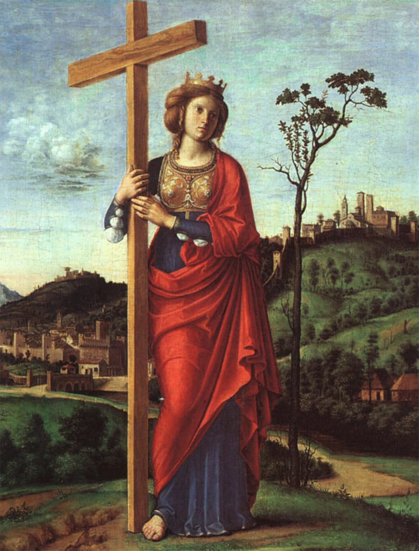 Artxlxxbn No Frame Famous Art Print Poster Vintage Wall Art St. Helena By Cima Da Conegliano Canvas Art Poster For Home Decor 60X90cm