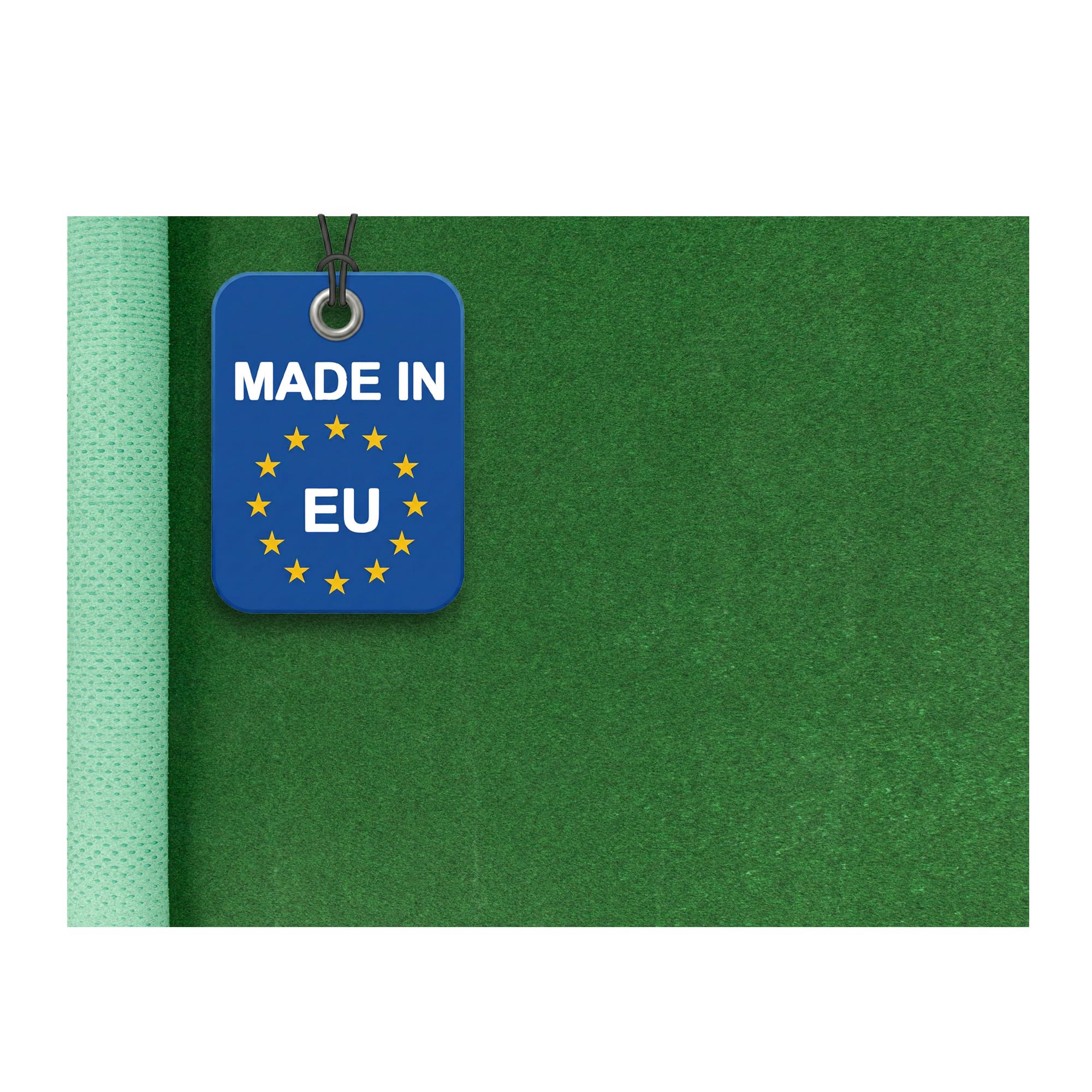 TAPISO Pemba Rasenteppich Kunstrasen Grün Höhe:4 mm Kunstrasenteppich mit Noppen Wetterfest Schnelltrocknend Outdoor Balkon Terrasse Garten 300 x 180 cm