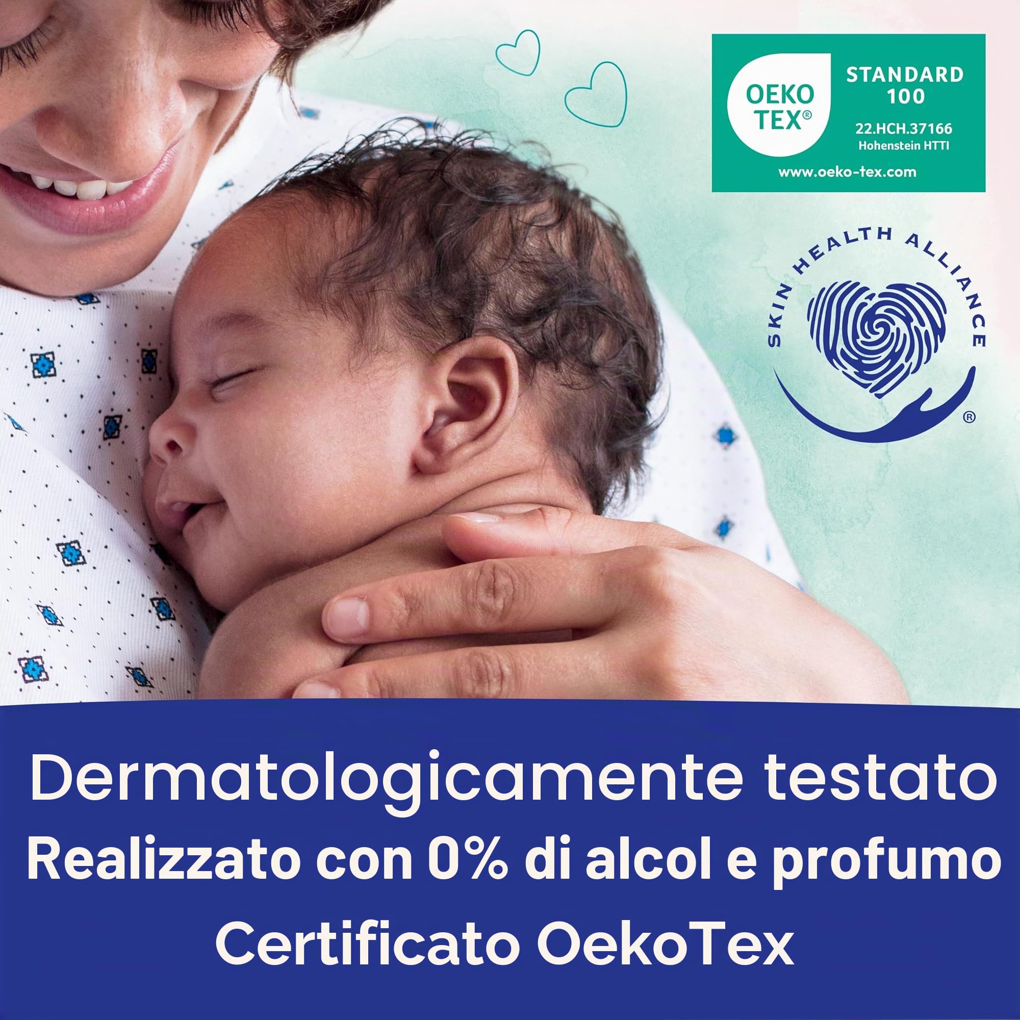 Dodot Salviette Pure Aqua per Neonato, 864 Salviette (18 confezioni da 48 unità), Aiuta A Ripristinare Il PH Naturale Della Pelle, 99% Acqua, Senza Plastica
