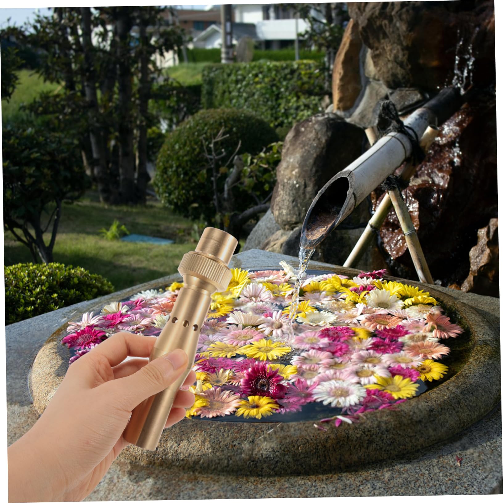 Ugello per Fontana da Giardino in Ottone, 1 Pezzo, Spray