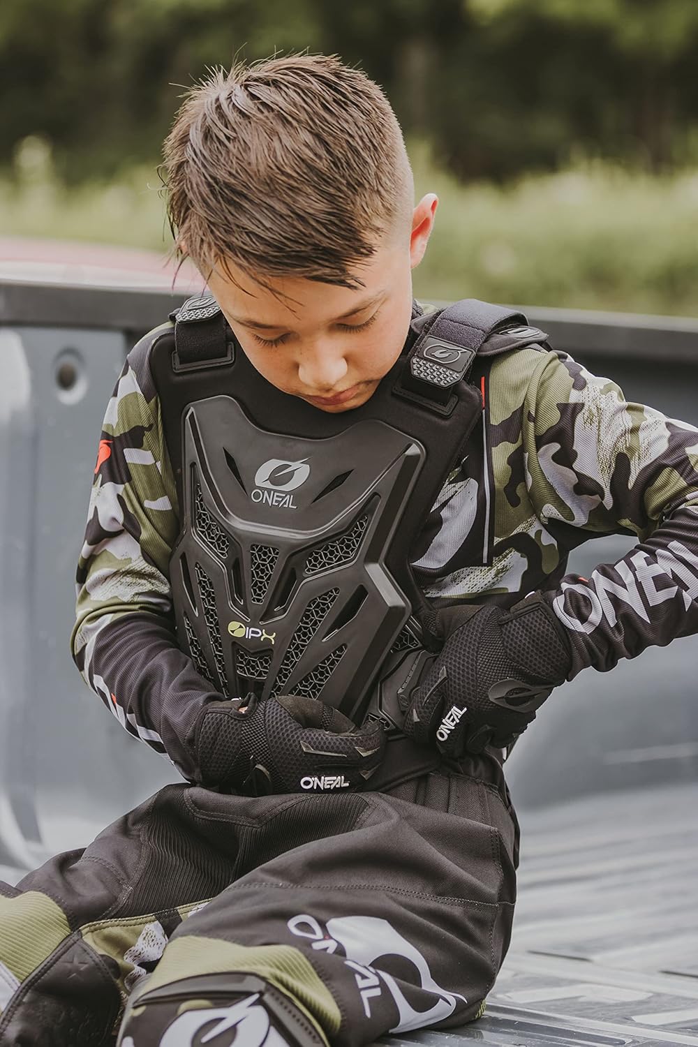 O'NEAL Split Youth Chest Protector Lite Black, One Size