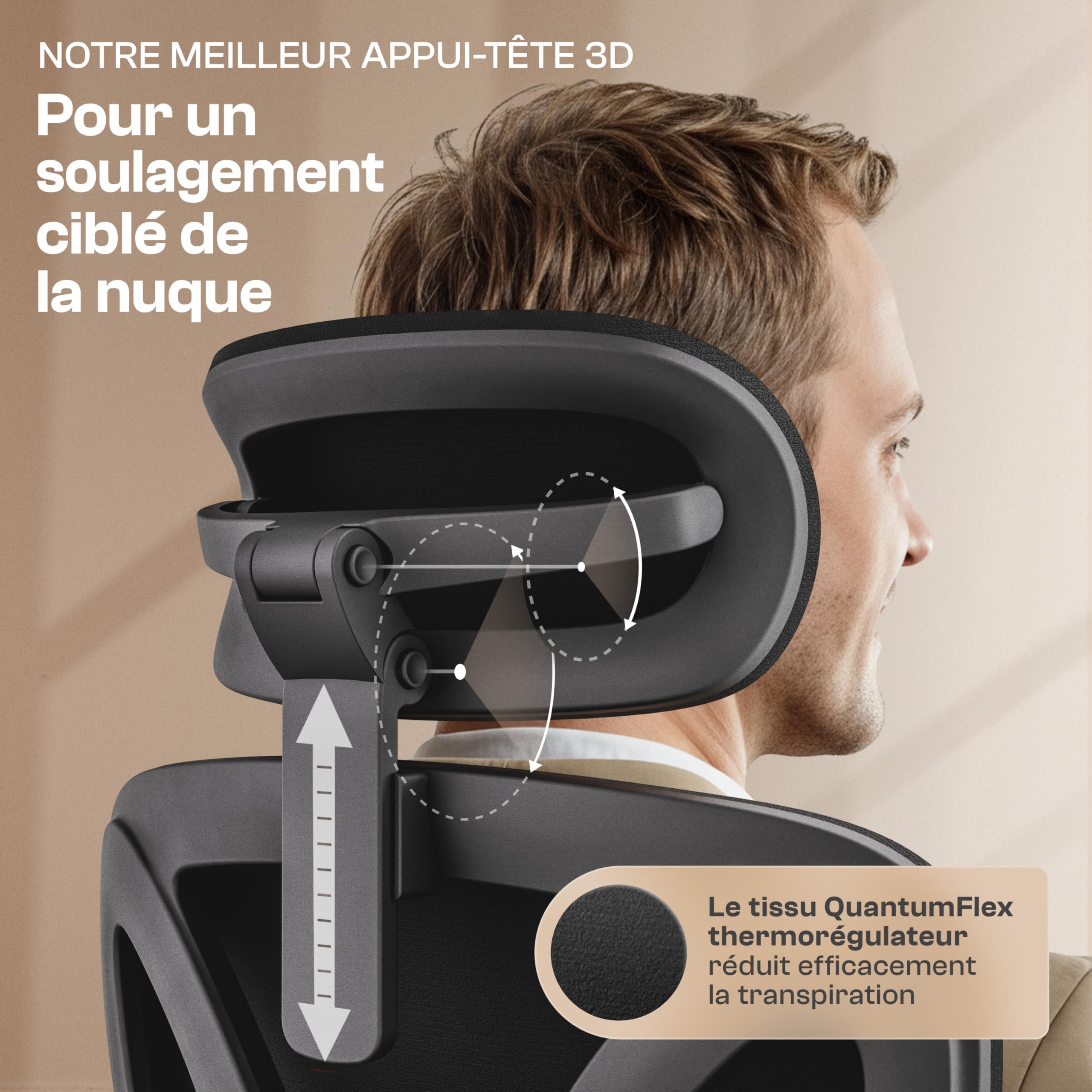 Merlin Chaise de Bureau Ergonomique [TESTÉ ET APPROUVÉ]