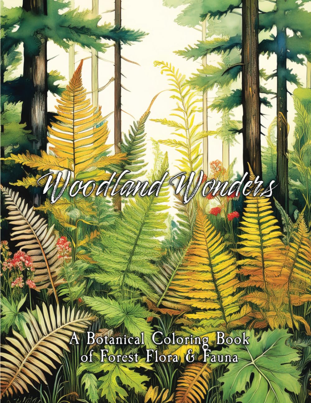 Woodland Wonders: A Botanical Coloring Book of Forest Flora and Fauna