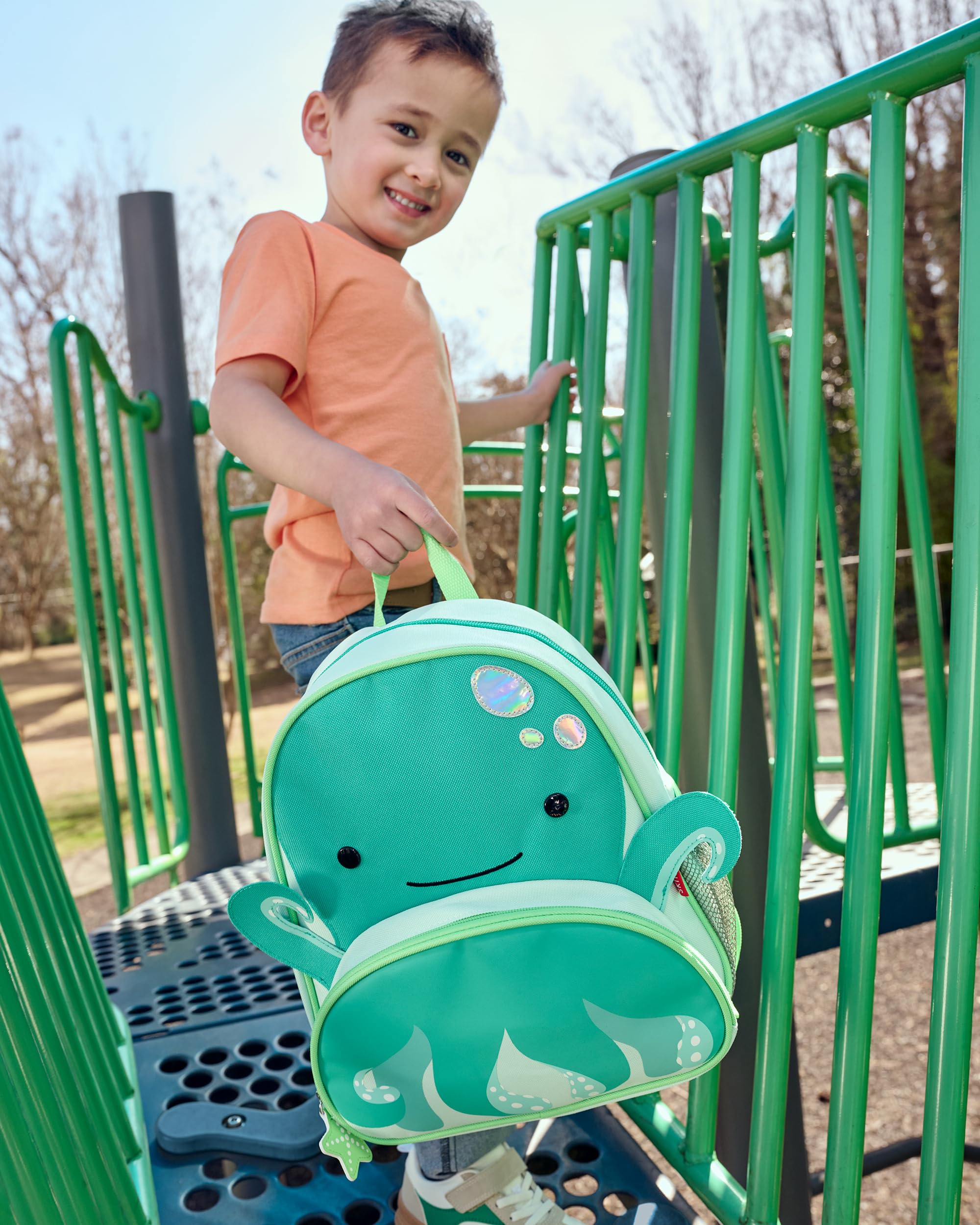 Skip Hop Unisex Çocuk Küçük Sırt Çantası, Ahtapot