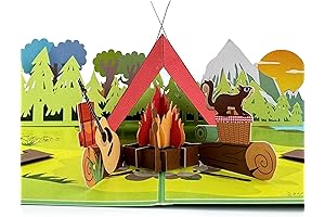 Teabug Camping Adventure Pop-Up Card: The Perfect Way to Celebrate Dad on Father's Day