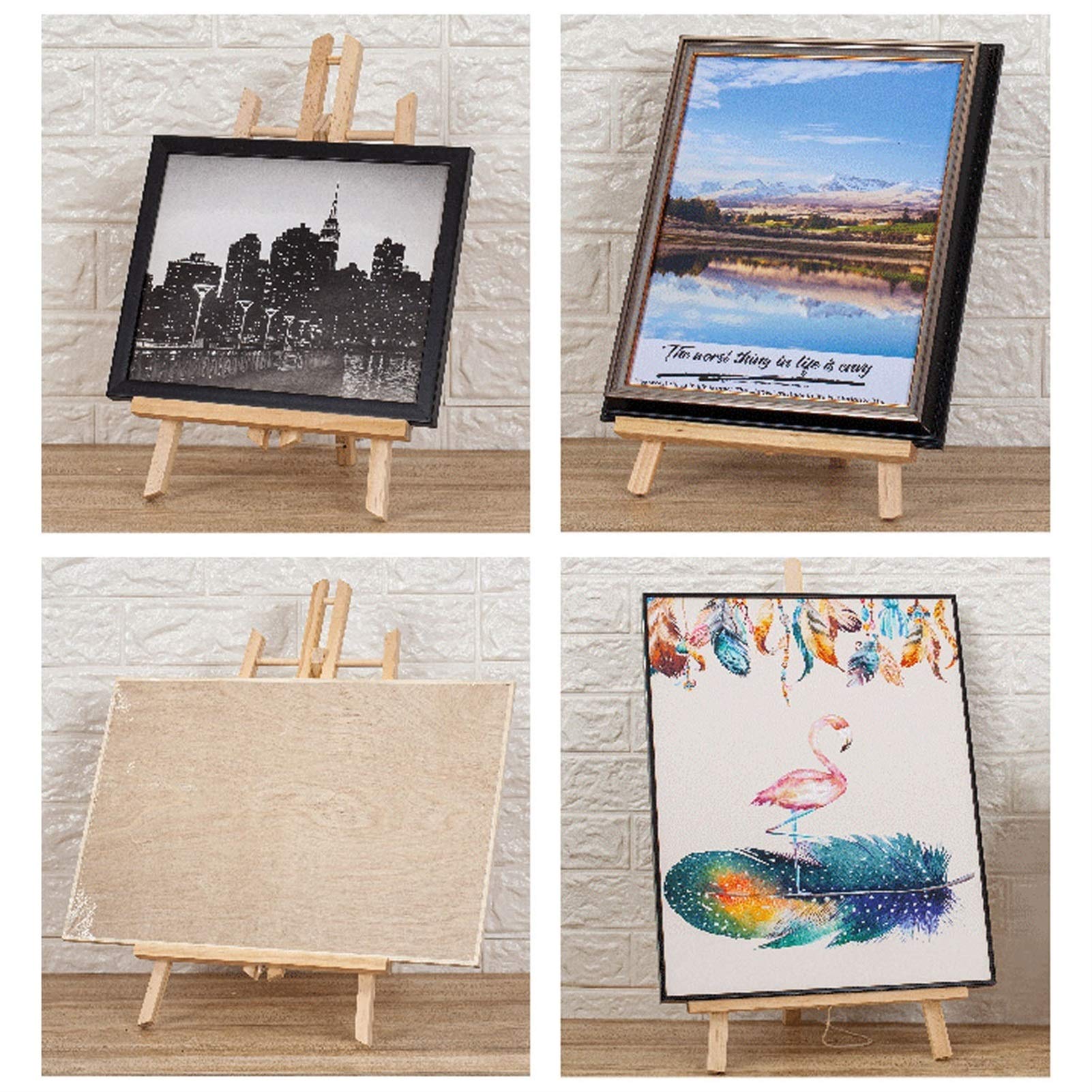 Tafelblad-schildersezel, Ezels Draagbare schets-ezel Houten desktop-ezel Kunstenaar Tafelblad-tekentafel Stand-ezel voor aquarelolieverf Kunstbenodigdheden (klein