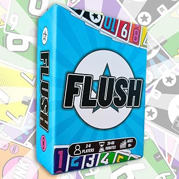 FLUSH The New Addictive Card Game of Luck vs Skill | Fast-Paced Strategy Game for Family & Adults