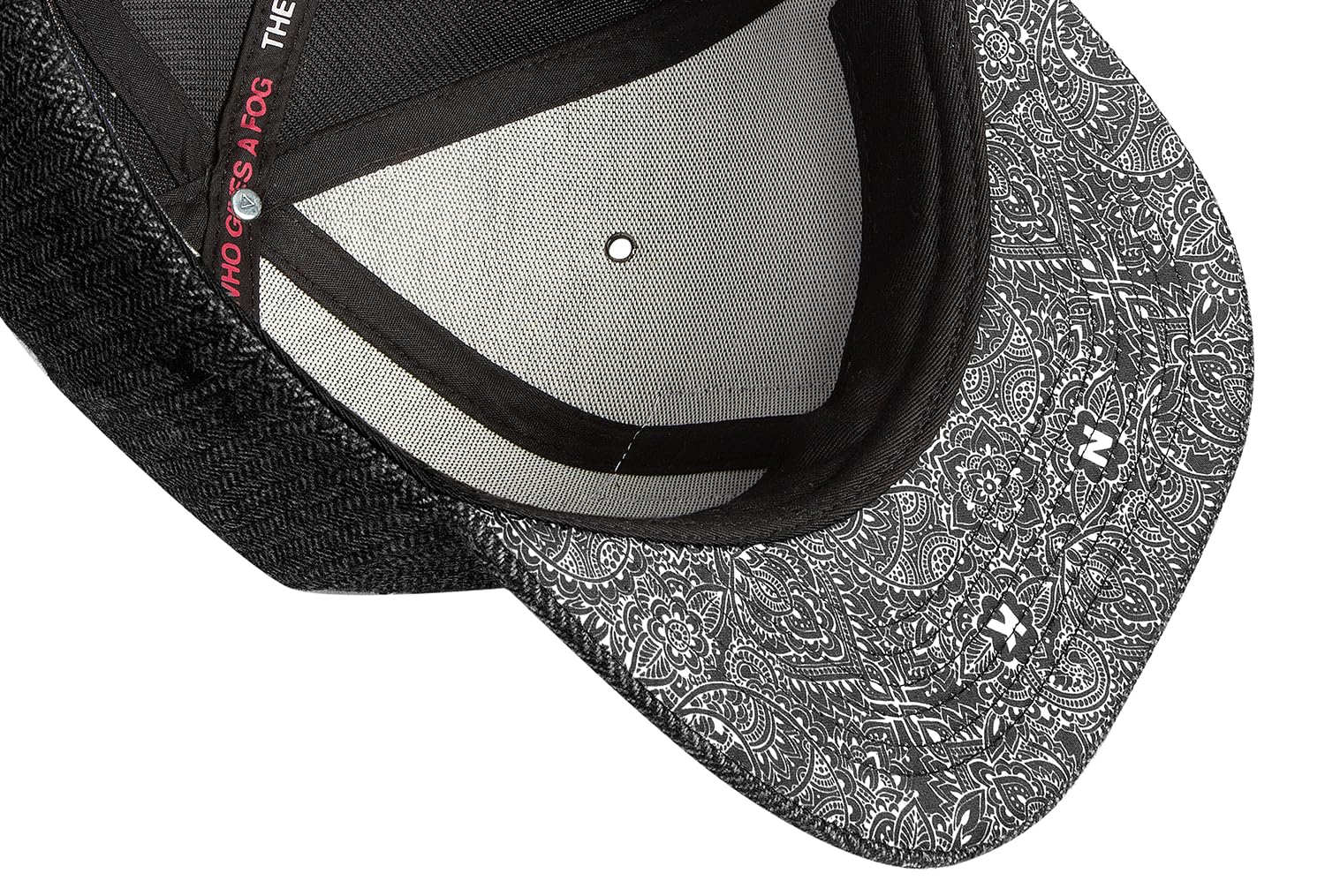 Nebelkind Snapback-Cap-Herren Damen Bandana Einheitsgröße OneSize Größenverstellbar Unisex Basecap trendig Streetwear Style Baseball-Kappe mit geradem Schirm