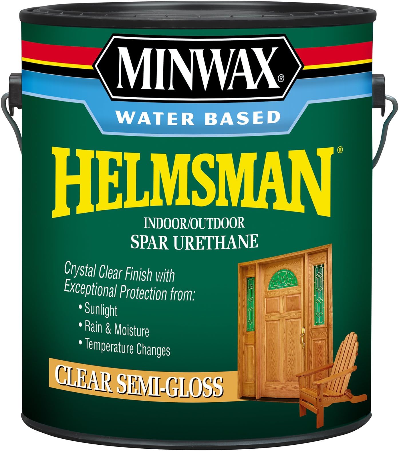 Minwax 710510000 Water Based Helmsman Spar Urethane, Gallon, Semi-Gloss