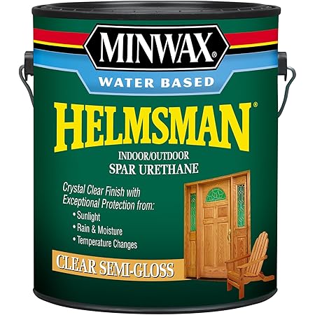 Minwax 710510000 Water Based Helmsman Spar Urethane Gallon Semi Gloss Home Audio Video Products Amazon Com