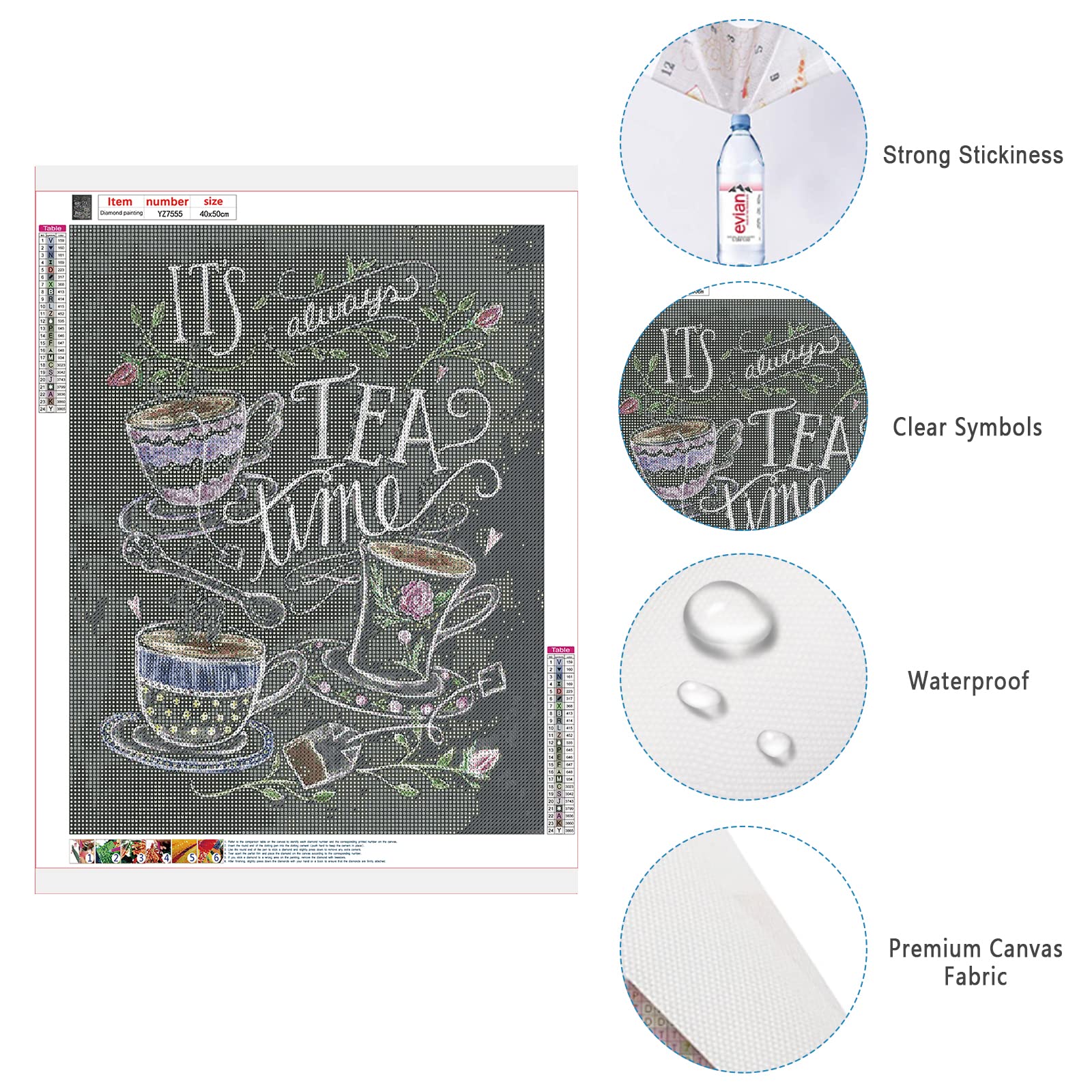 SHEGZHUC Diamond Painting Arbre De Vie 40x30cm Diamond Painting Paysage Broderie Diamant Arbre De Vie Peinture Diamant Adulte Broderie Diamant Kit Complet Point De Croix Salon Chambre Murale Décor