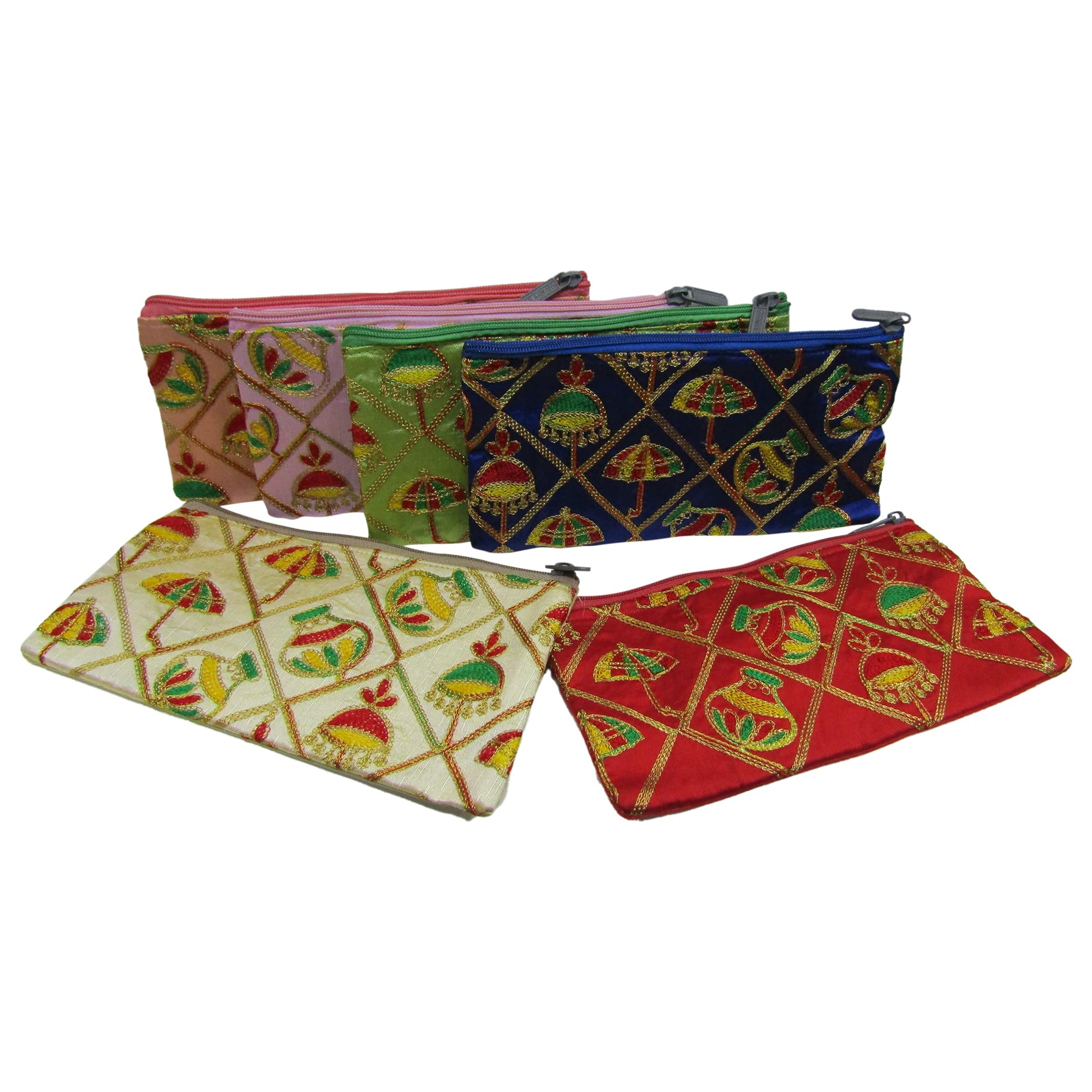 Purple Pink Umbrella Embroidery Potli Bags For Return Gifts For Women Potli Purse for Return Gifts, Potli Pouches for Baby Shower, Ladies, Potli Bags for Gifting Haldi, Wedding (Pack Of 12 Pcs) (B0C376C5J6) Amazon Price History, Amazon Price Tracker