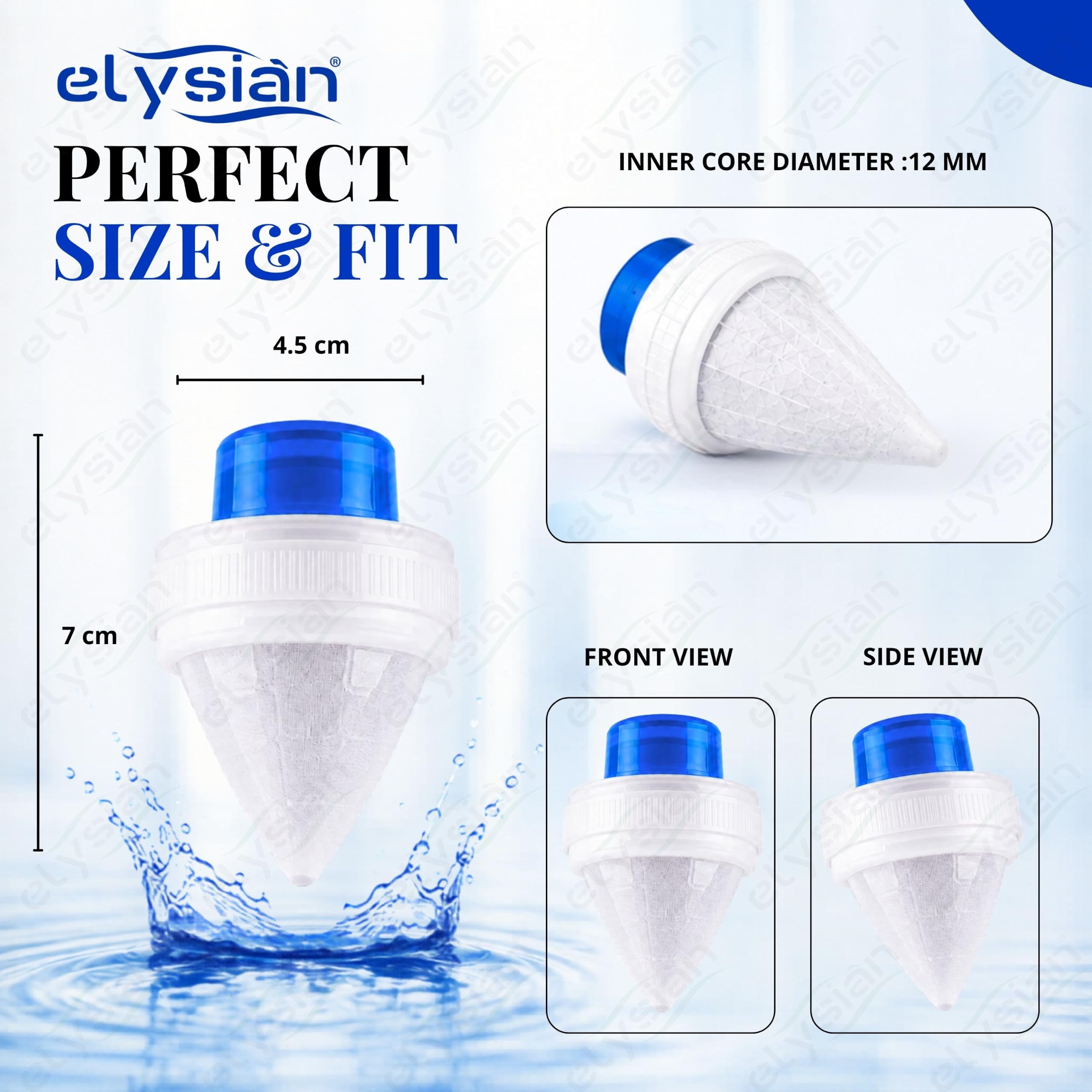 Elysian Water Filter Tap Head - 3 Modes, Softens Water -7 Elysian Water Filter Tap Head - 3 Modes, Softens Water -7