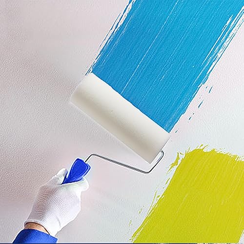 Miniatura 7 de Rodillo de pintura de 4 pulgadas, paquete de 10 mini rodillos de pintura de espuma, rodillos de espuma de alta absorción y densidad para pintar, sin