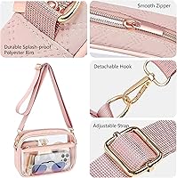 Vista 21 de Bolsa transparente para eventos de estadio, bolsa cruzada transparente para eventos deportivos y conciertos.