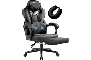 PRO Gaming Chair - Ergonomic & Massage Gaming Chairs for Adults & Heavy People