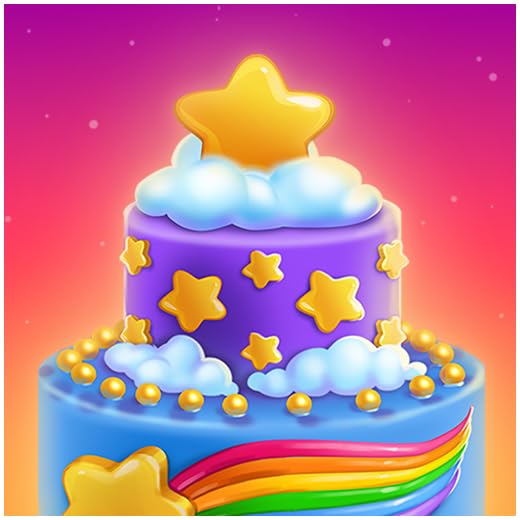 Unicorn Ice Cream Cake Shop - Bake Sweet Cake & Candy Maker Game
