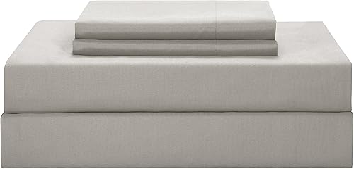 Miniatura 3 de Juego de ropa de cama de 10 piezas Chic Home con edredón con cierre fruncido, para cama king, todo en una bolsa, Microfibra, Beige, gemelo