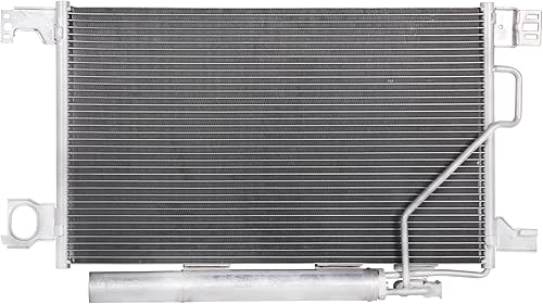 Lynol Sistema de enfriamiento condensador de CA de aluminio compatible con Mercedes Benz C230 C280 C350 2004-2011 SL600 2006 2006 CLK350 CLK500