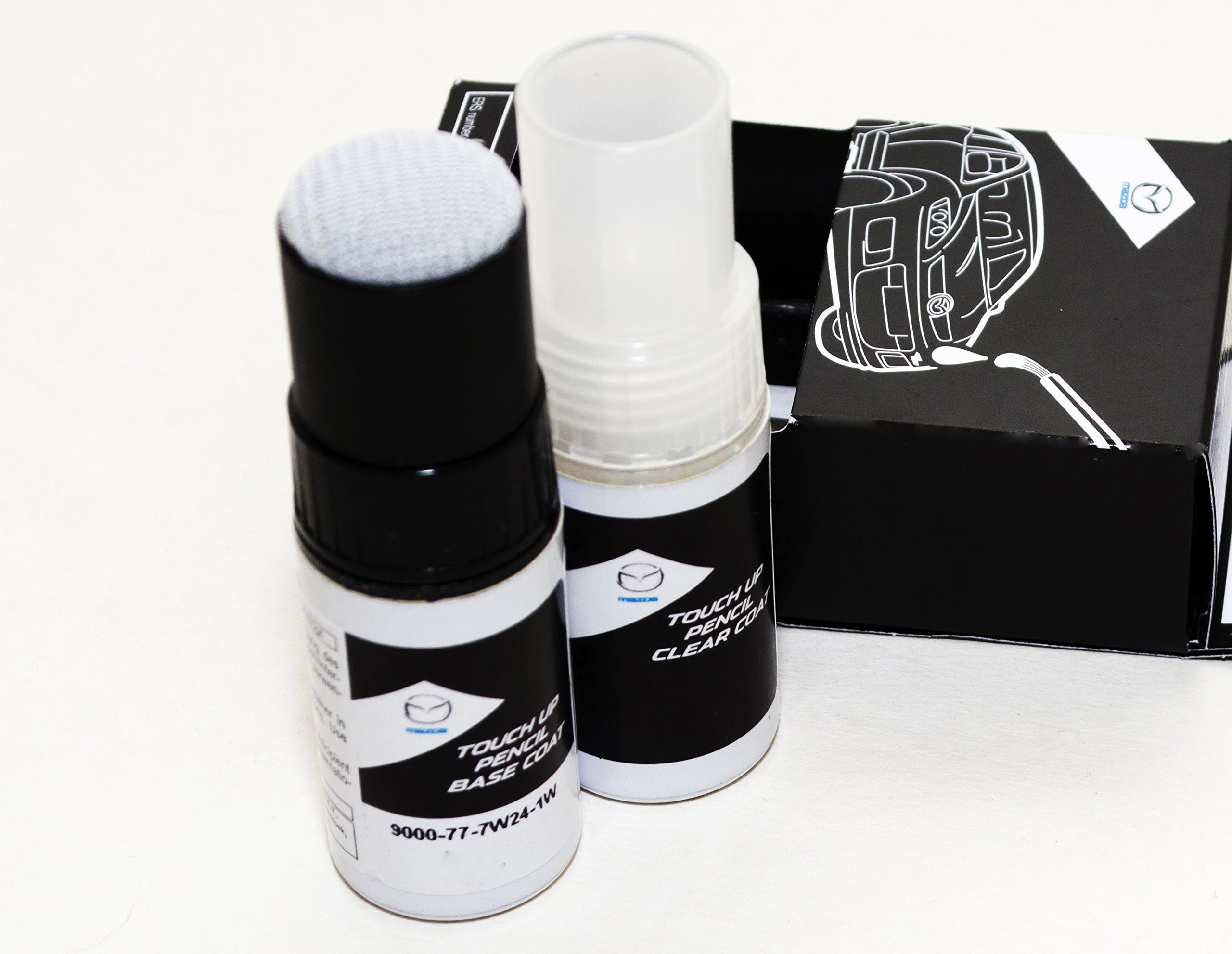 Penna Per Ritocco Mazda Originale – Colore 4F Champagne Silver Mica (30V) Con Vernice Trasparente, 9 Ml - 2