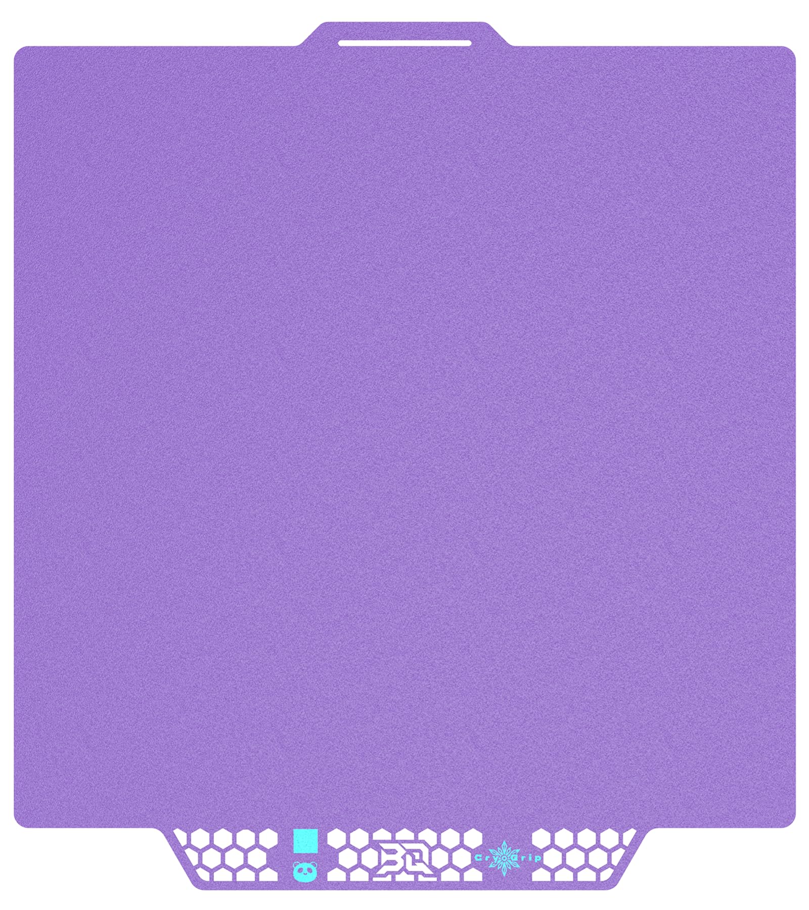 BIQU CryoGrip Pro Glacier-Purple Panda Build Plate for Bambu-Lab Printer | Do P2S/P1S/P1P/X2D/X1C/X1E/A1, 257 x 257 mm Double Sided Upgrade Plate Removable Surface Platform