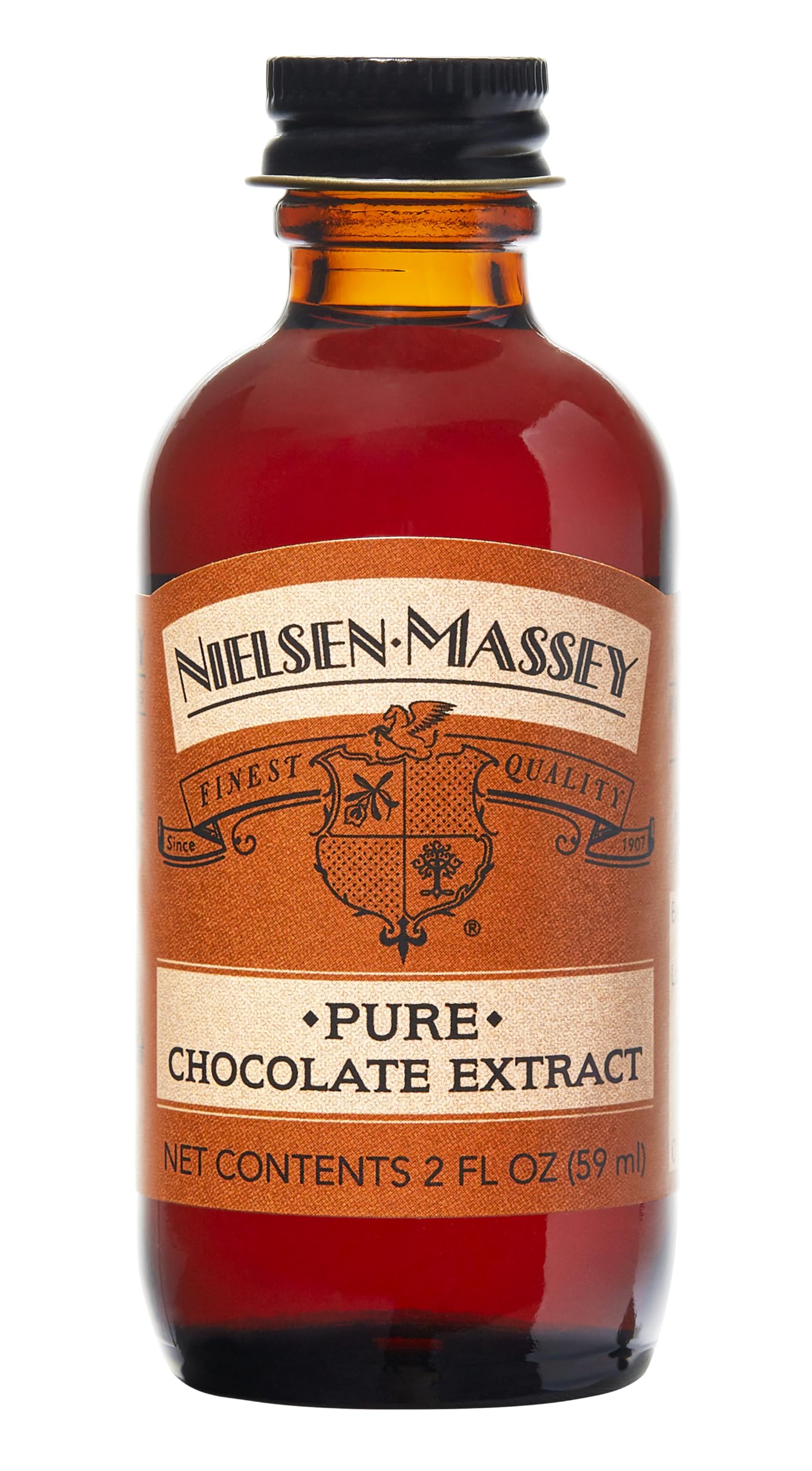 Nielsen-Massey Pure Chocolate Extract for Baking and Cooking, 2 Ounce Bottle