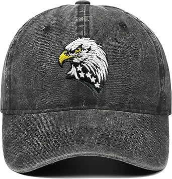 Embroidered Vintage Washed Baseball Cap Adjustable Unisex Dad Cap
