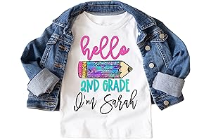 Personalized First Day of 2nd Grade Shirt for Girls: Confidence Booster for...