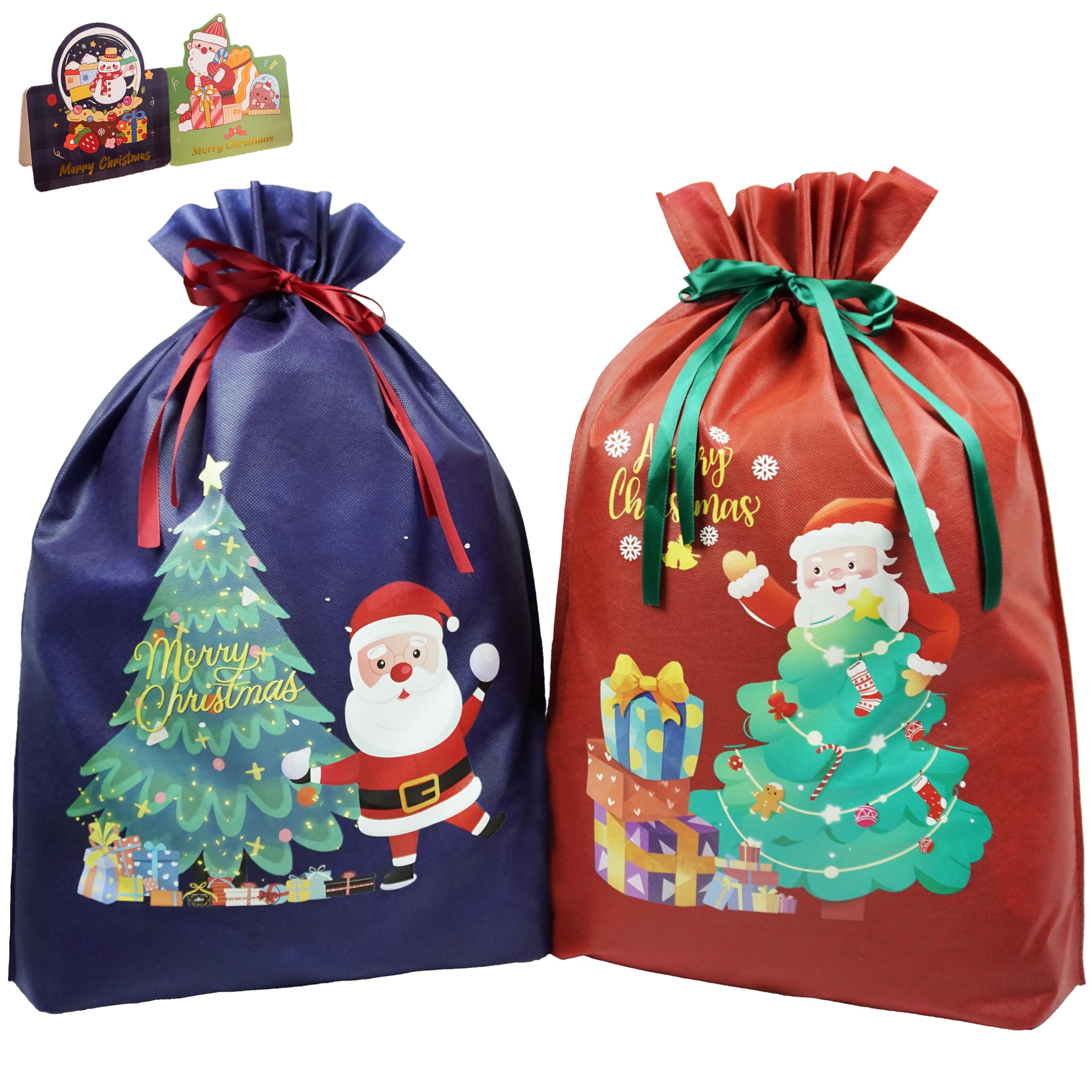 クリスマス ラッピング 袋 大きい プレゼント 包装 サンタ お菓子袋 収納袋 Amazon | クリスマス ラッピング 袋 プレゼント 袋 大きい ギフト袋