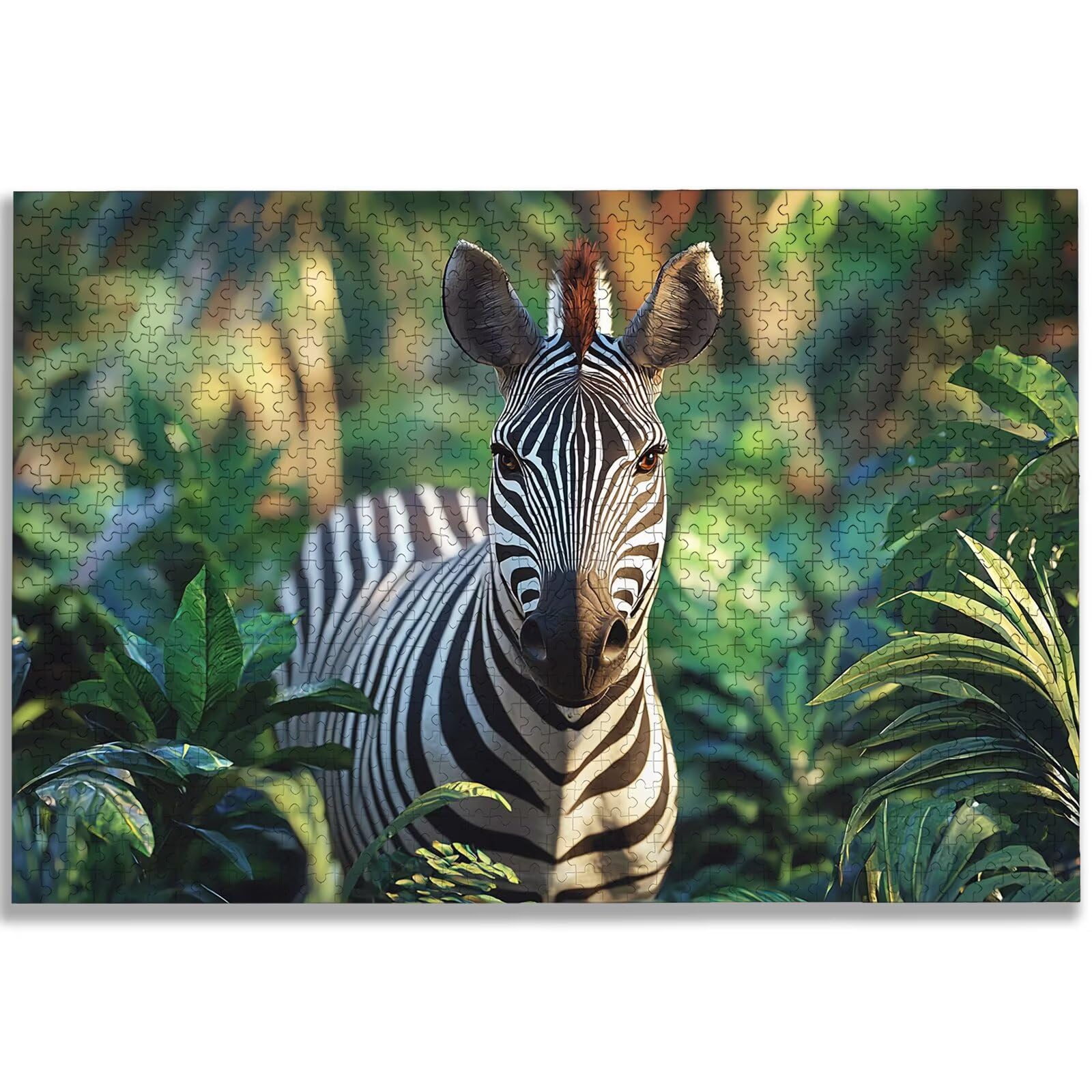 Puzzle 4000 elementów, tropikalne puzzle, 4000 elementów dla dorosłych, drewniane zwierzęta, dla dorosłych, trudna łamigłówka, puzzle dla całej rodziny, drewniane puzzle do dekoracji salonu, na