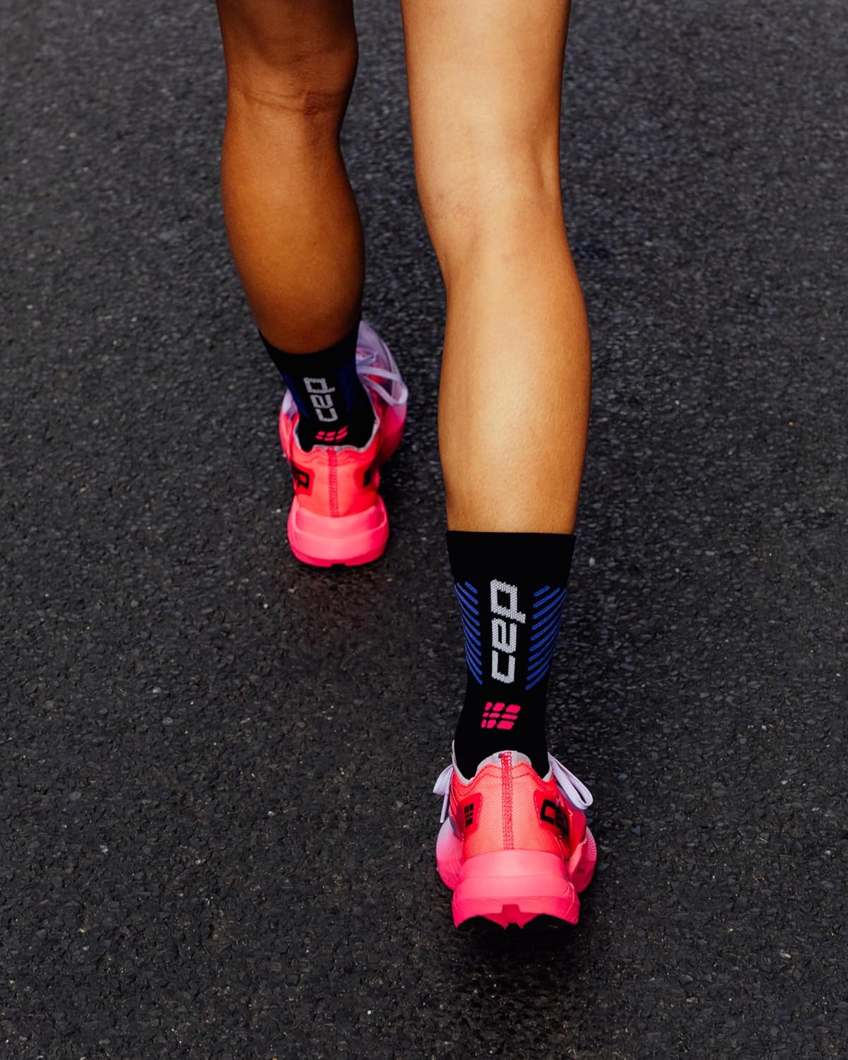 CEP Core Run Limited Edition Mid Cut Compression Socks – Blister Prevention & Support for Men & Women Running Performance - Image 3