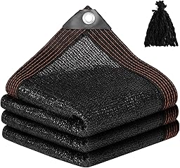 Red de Sombreado 1x2 M,Tejido de Protección Visual 90%, Toldo Red de Sombra para Jardín con Ojales,Protección Solar y Aislamiento Térmico,Prueba de Polvo,para Patio Exterior,Jardín, Gallinero