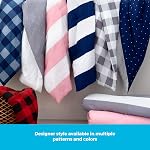 Linenspa All Season Hypoallergenic Down Alternative Microfiber Comforter, Pink Polka Dots, Oversized Queen