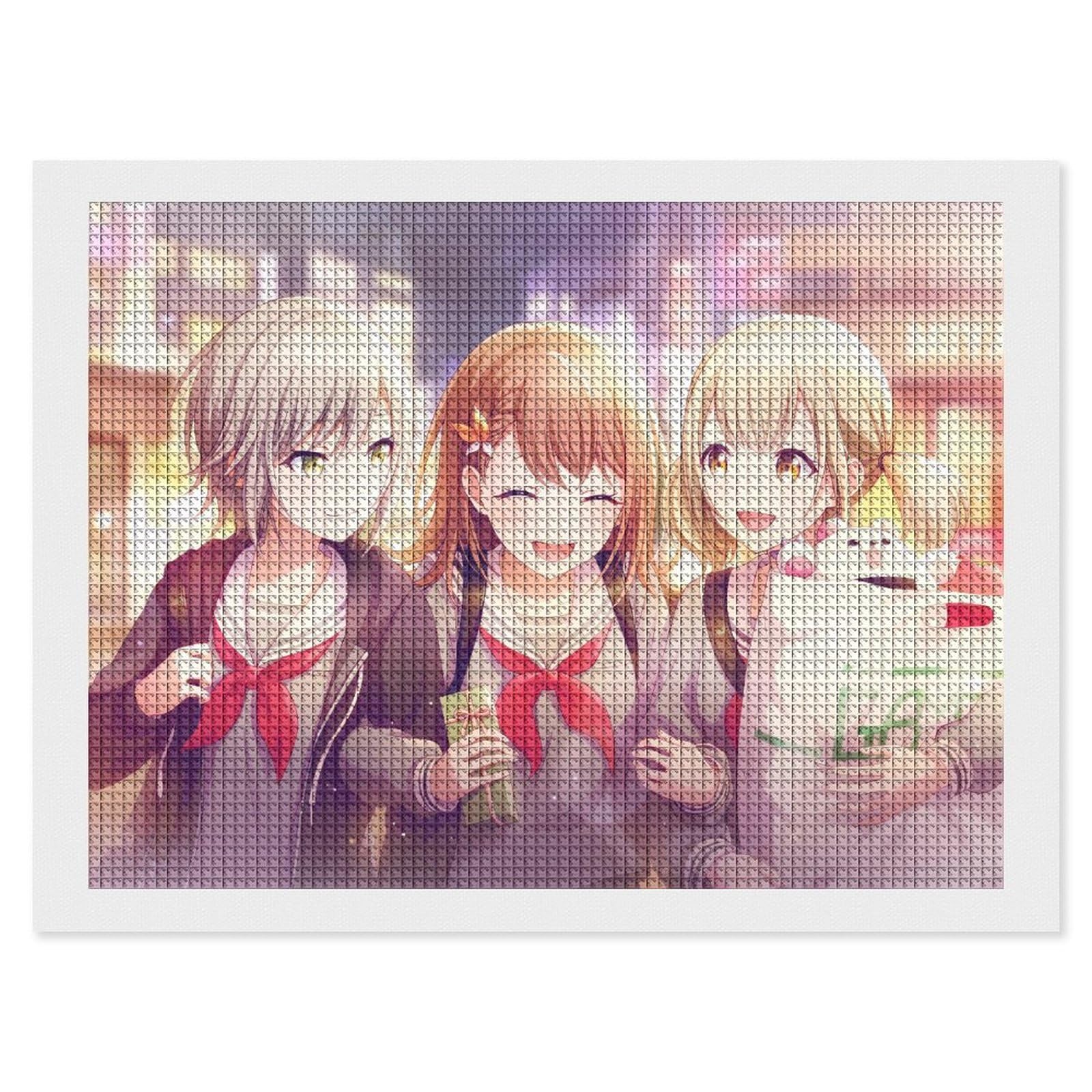 Amazon.co.jp: 花里みのり ダイヤモンドアート 四角いビーズ