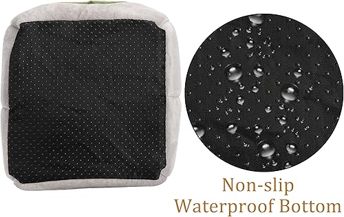 Miniatura 3 de Yesland Paquete de 2 camas de conejillo de indias  Escondite lavable de conejillo de indias acogedor accesorio para jaula de cama de animales